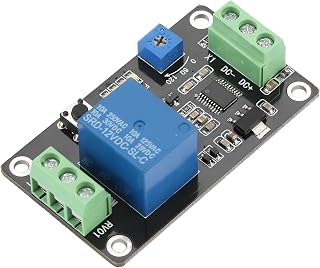 TRM01 Delay Relay Module, Self-Locking Delay On/Off Timer Switch, Power Reverse Prevention, For 5V 12V 24V DC Control Circuit(DC12V)