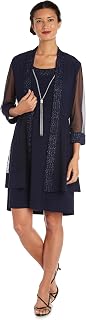 R&M Richards Womens Elegant Formal Dress Set