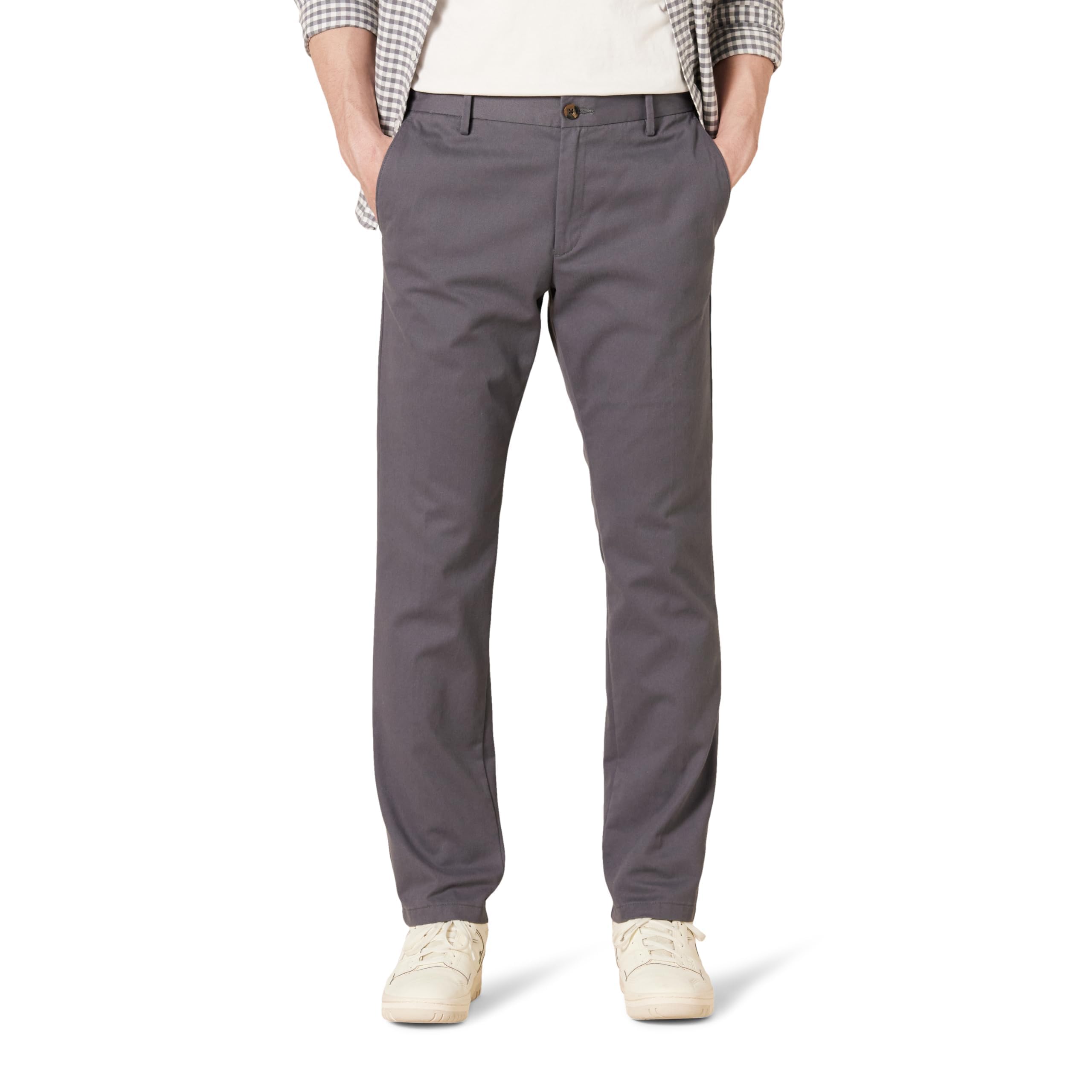 Amazon Essentials Mens Slim-Fit Wrinkle-Resistant Flat-Front Chino Pant