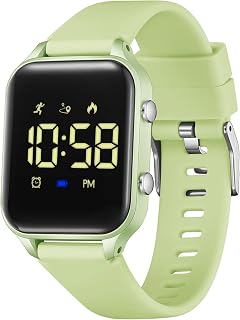 Waterproof Fitness Tracker Watch for Kids Teens No App Birthday Christmas Gifts for Ages 5-13 Kids Digital Watches for Boys Girls Sport Watch with Pedometer Stopwatch Vibration Alarm