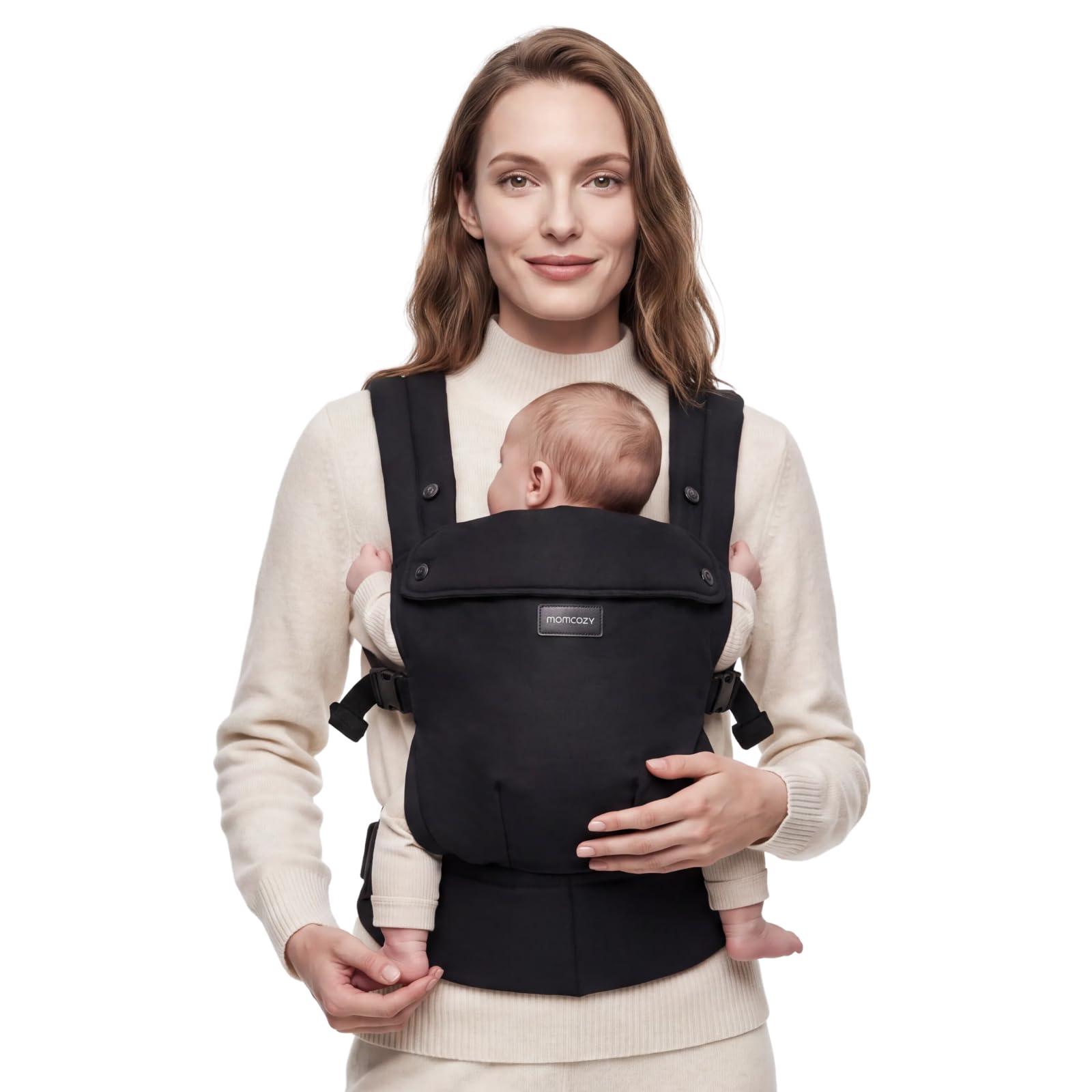 Momcozy PureHug Baby Carrier - Ergonomic, Cozy and Lightweight for 7-45 lbs | Ea