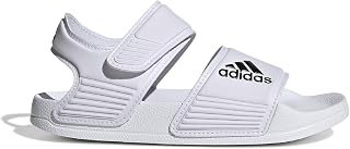 adidas Adilette Sandal K, Unisex-Children and Youth Sneaker, Ftwr White Core Black, 33 EU