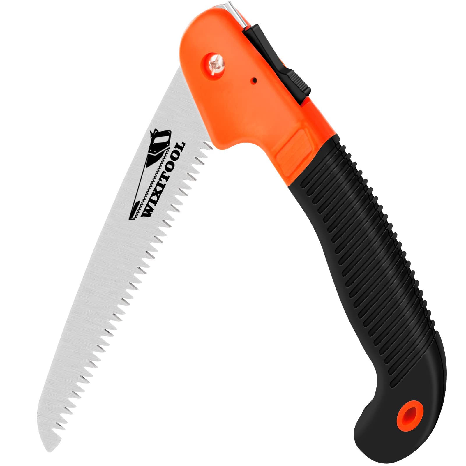 Folding Hand Saw, Pruning Saw for Trimming Gardening Camping Hiking Orange | Hel