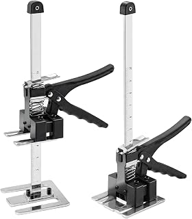 Greywolf Effortless Arm Jack 2 Pack, 15.5 Inch Manual Jack Tool, Multi-Function Furniture Lift, Bearing 440 lbs Lift 6.7 Inch, for Cabinet and Wall Tile Height Adjuster Handheld Tool