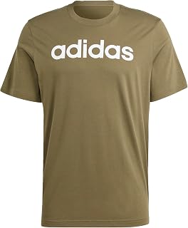 adidas Essentials - Linear Embroidered Logo Jersey T-Shirt for Men
