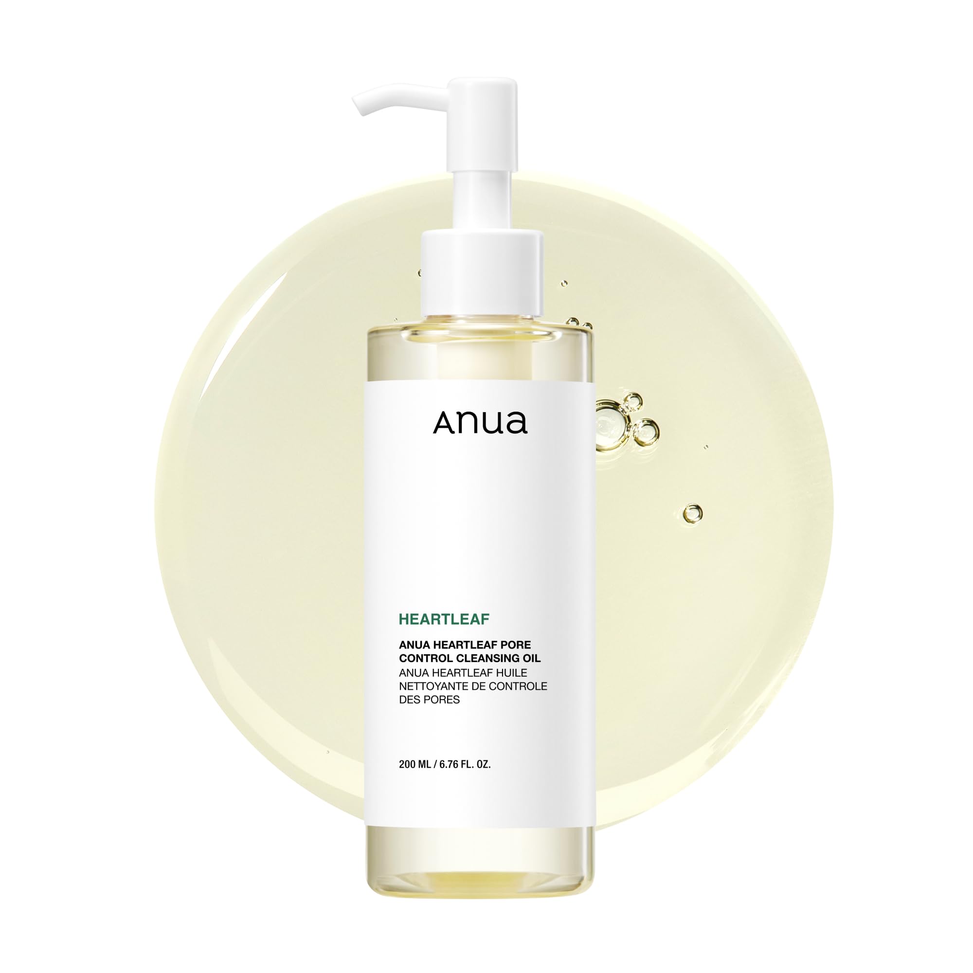 ANUA Heartleaf Pore Control Cleansing Oil Korean Facial Cleanser, Daily Makeup B