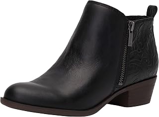 Lucky Brand Basel-Black/Glove Nappa Bootie