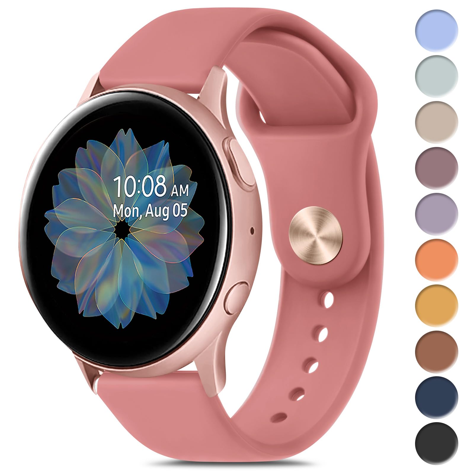 Meliya Bands Compatible with Samsung Galaxy Watch Active 2 Band 40mm 44mm, Galax