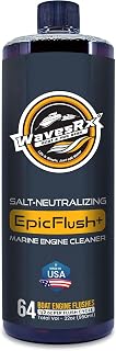 WAVESRX Salt-Neutralizing Boat & Jet Ski Motor Flush + Protectant (EpicFlush+) | Marine Engine Cleaner - Removes Salt Deposits & Rust | Protective Coating - Prevents Salt Buildup & Prevents Corrosion