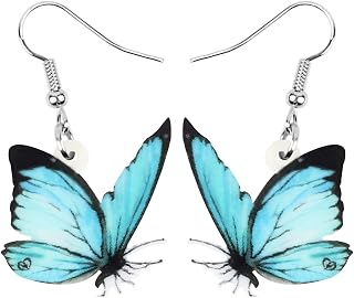 Cute Flower Butterfly Dangle Earrings Fashion Jewelry for Women