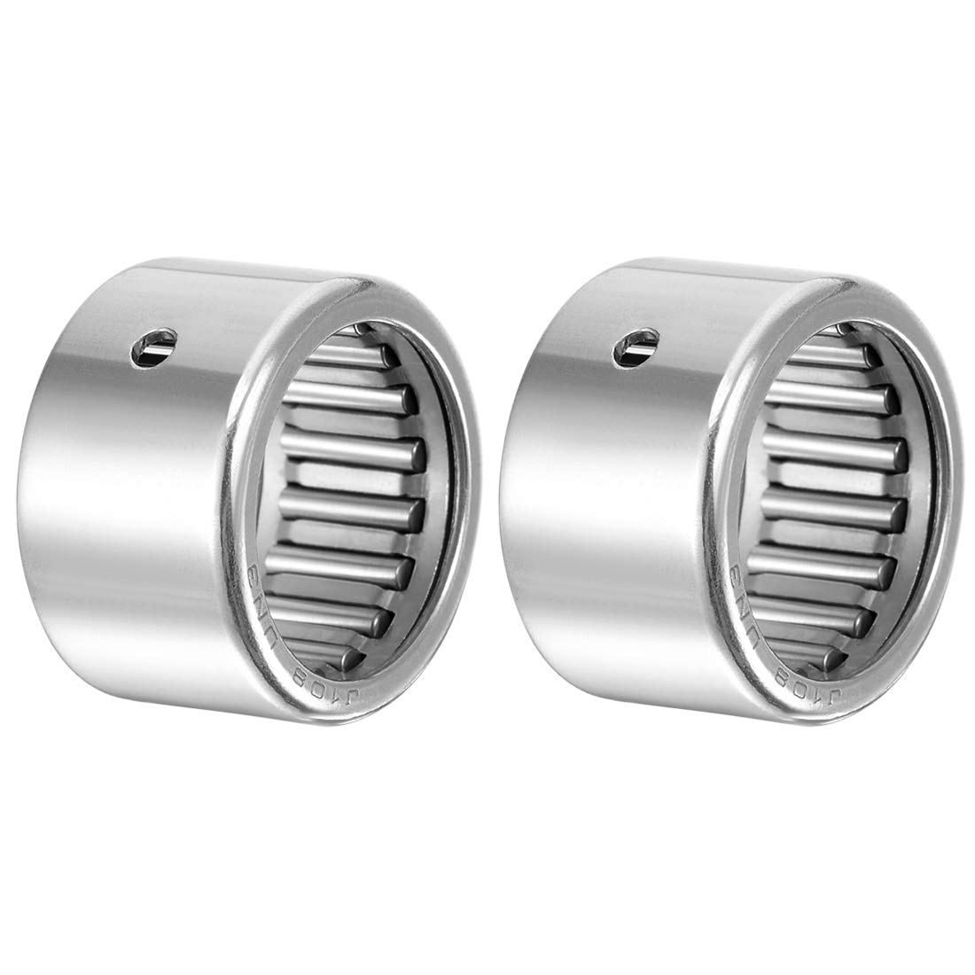 SCE108 Open End Drawn Cup Needle Roller Bearings 5/8" 13/16" OD 1/2" Width 12000