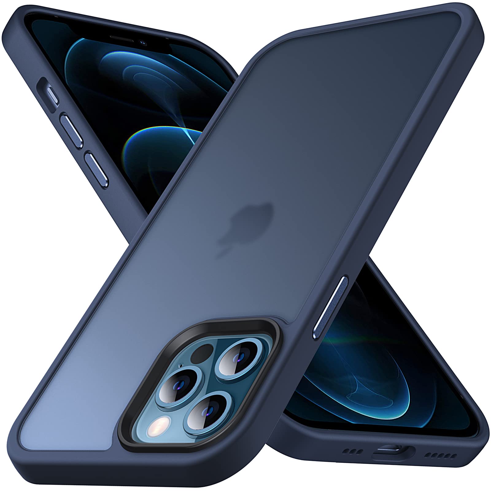 Anqrp Matt Zero Slim Case for iPhone 12 Pro MAX [Military Protection & Camera Pr