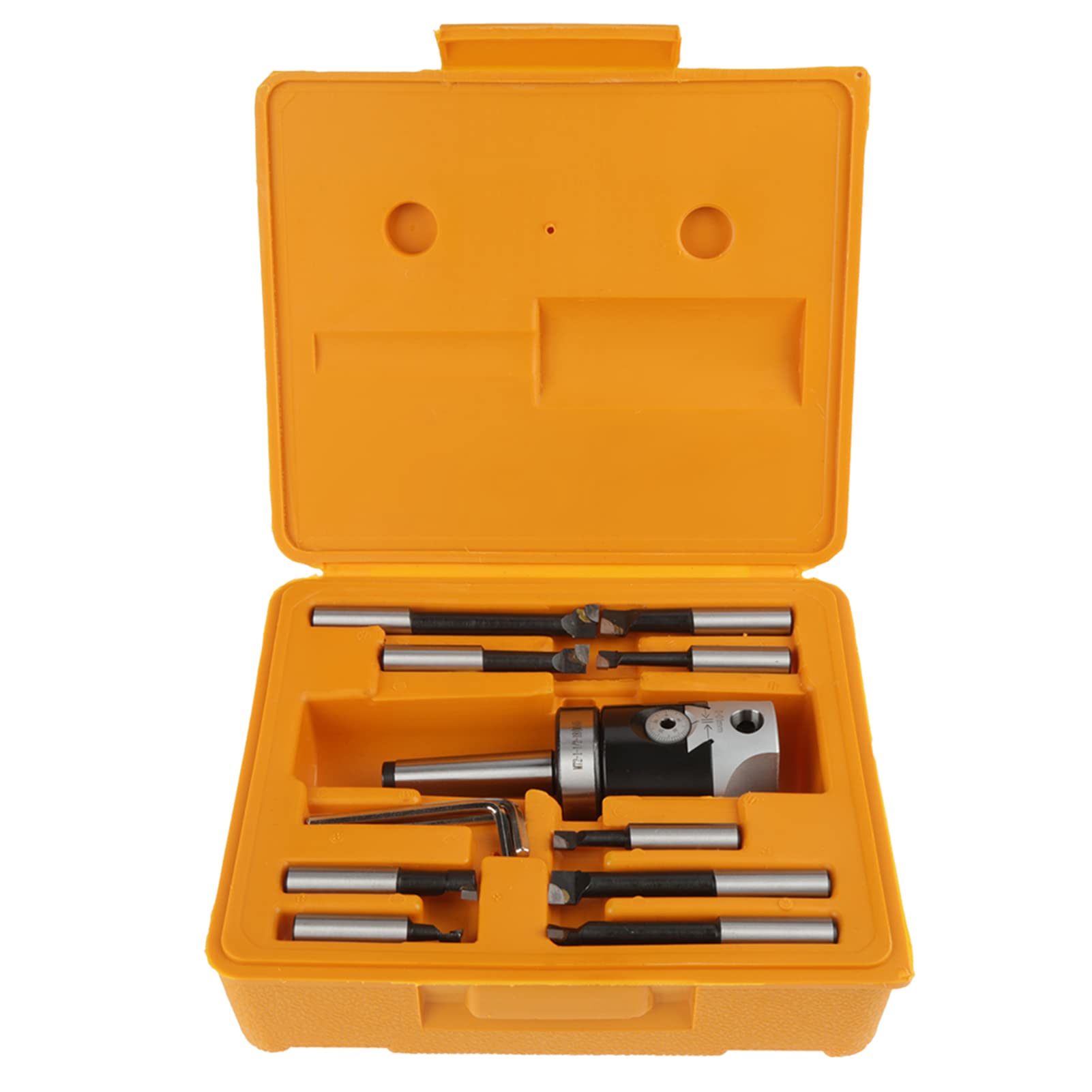 Chazcool 2 Boring Head Set, MT2 M10 F1-12 50mm Boring Head with 9pcs 12mm Boring
