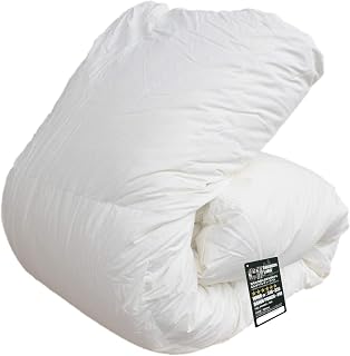 Queen Hungarian White Mother Duck Down 95% Double Layer 3D Twin Quilt 60 Sateen Extra Long Cotton CIL Black Label Made in Japan
