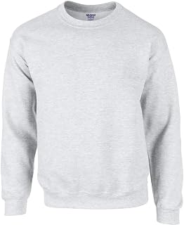 Gildan Men's Dryblend Set-in Sleeve Crew Neck Sweatshirt Sweatshirt Top for Men (XL) (Ash Grey)