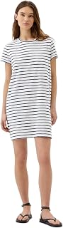 Gap V-SS Solid Rlxd Pkt Tee Dress Casual Women's Dress