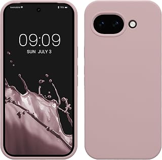 kwmobile Cover for Google Pixel 10a Case - Back Case for Smartphone in TPU Silicone - Rubberized Protection - Purple Skin