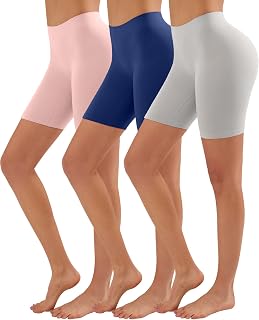 YADIFEN Cycling Shorts Women High Waist Slip Panty Anti Friction Thigh Underwear Shorts Under Dress Shorts