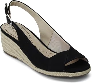 LifeStride Women's Socialite SandalEspadrille Wedge Sandal