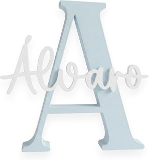 MPZONLINE Personalised Letter Name Decorative, Sweet Tables, Communion Decoration, Room Decor, ID Sign.