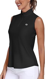 AIRIKE Golf Polo Shirt Women Sleeveless Summer Sports Fashion Work Clothes Quick Dry