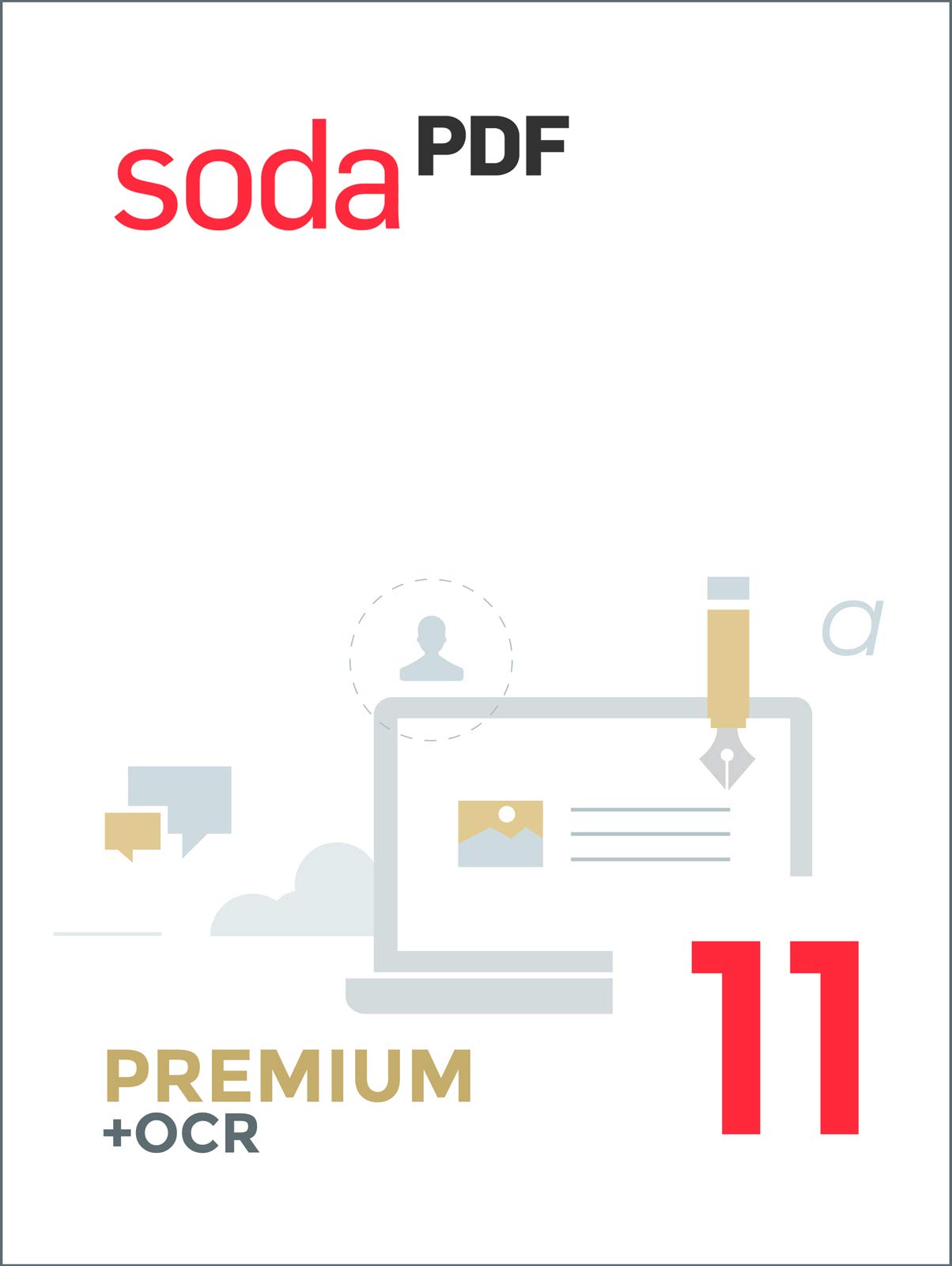 Soda PDF 11 | Premium with OCR | 1 Device | PC | PC Activation Code by email