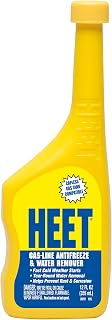 HEET 28201 Gas-Line Antifreeze and Water Remover, 12 Fl oz. | Removes water from fuel systems and helps prevent fuel line freeze-up during winter and year-round use.