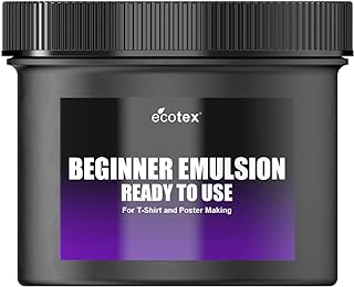 Ecotex® Beginner Screen Printing Emulsion, Ready to Use Photo Emulsion 8oz | Premixed, Pre-Sensitized &amp; Ready To Use - Works With Plastisol And Water Based Ink, Great For Beginners - 8 oz.