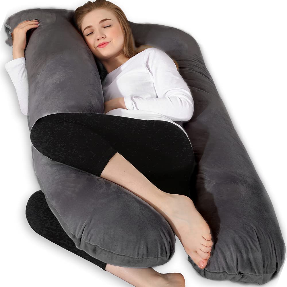 Chilling Home 59 Inch Pregnancy Pillow for Sleeping, Maternity Pillow for Pregna