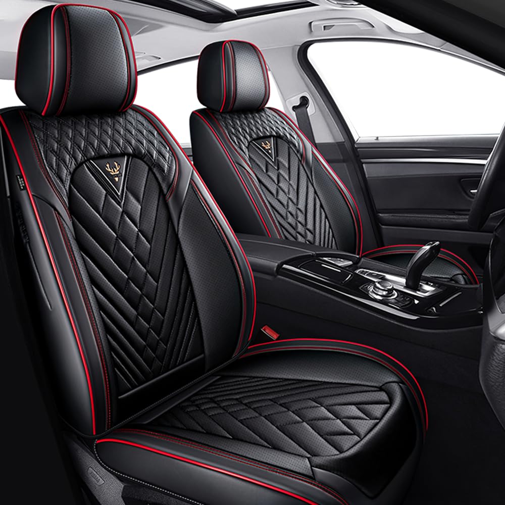Fit for Toyota Camry Seat Covers 2001-2026,Premium Leather, 360° Full Protection