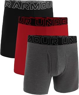 Under Armour Men's Classic, Castlerock Heather/Red/Black, Medium