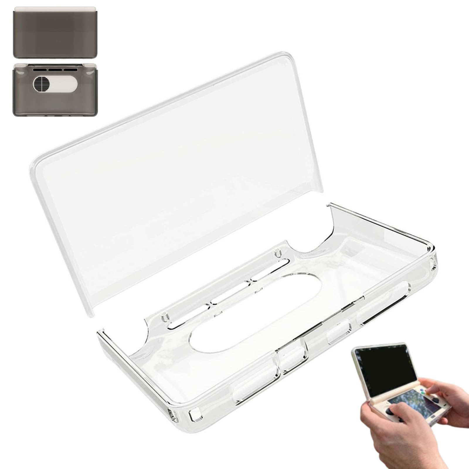 Protective Case for Ayn Thor, TPU Cover with Precise Cutouts (Transparent) | Hig