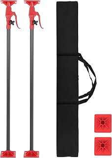 Cabinet Jack Support Pole, 45"-114" Adjustable Heights Support Pole | 154 lbs Capacity for Cabinet Jack, Cabinet Jacks for Drywall Jack Installing Cabinets Third Hand Support System