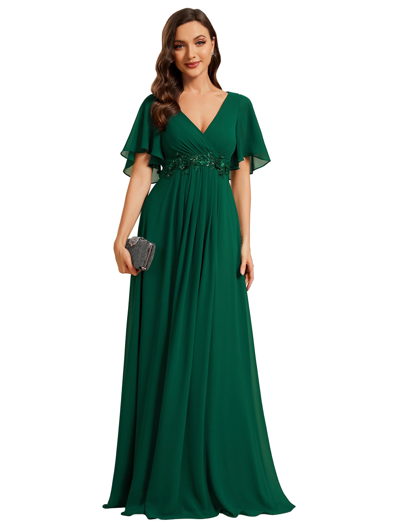 Ever-Pretty Elegant Evening Dresses Wedding Dresses Extra Long Women's Guest Dre