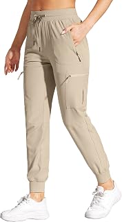 Women's Trekking Trousers Waterproof Cargo Mountain Trousers Lightweight Quick Dry Sun Protection Summer Outdoor Sports Trousers Casual Breathable