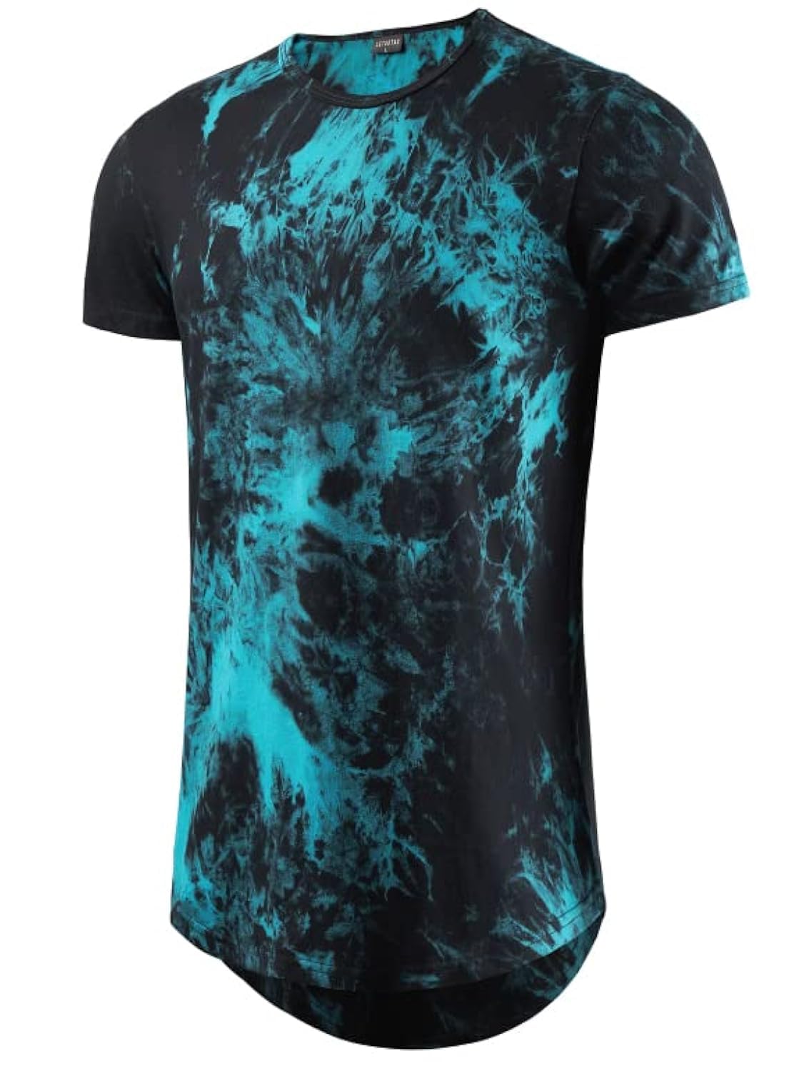 LETAOTAO Mens Big and Tall T Shirts Tie Dye Shirts for Men 100% Cotton Extra Lon