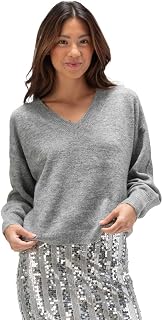 VERO MODA Vmjupiter Women's V-Neck Knitted Sweater
