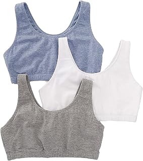 BRA Women's Built Up Tank Style Sports Fashion Colors Casual (Pack of 3)