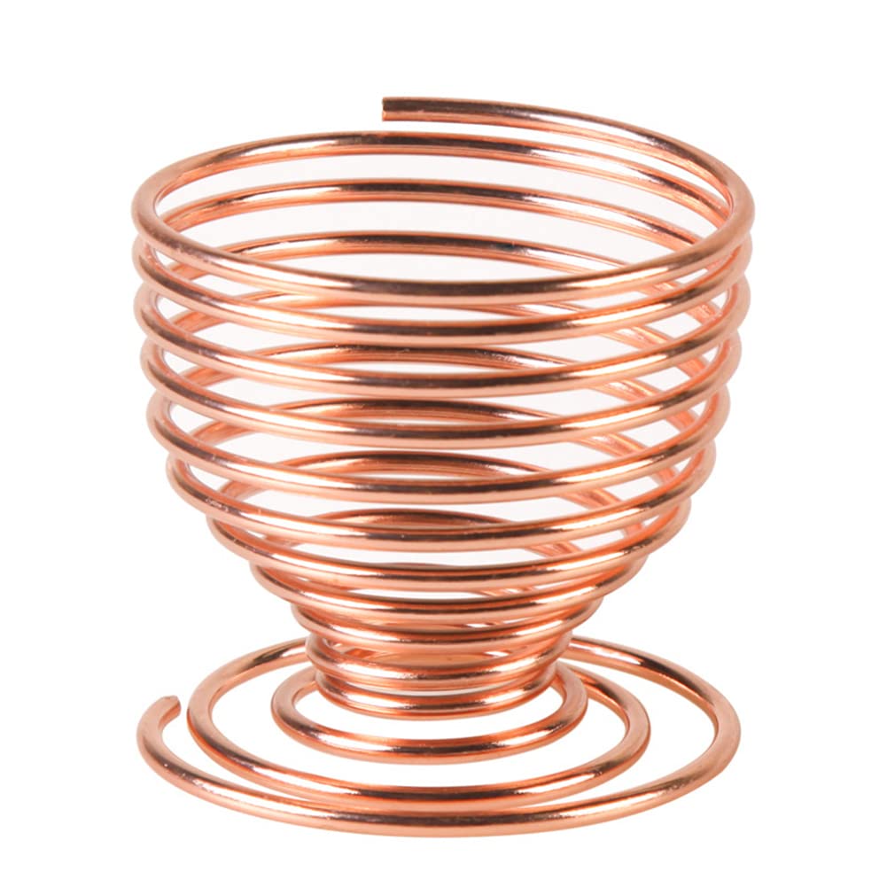 AKOAK 1 Pack Gold/Rose Gold Round Puff Storage Rack, Makeup Egg Drying Rack, Mak