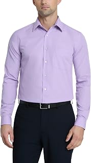 Van Heusen Poplin Regular Fit Solid Point Collar Dress Shirt Elegant Men's Shirt