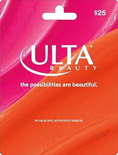 Ulta Beauty Physical Gift Card - $25