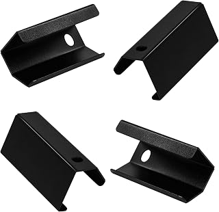 4Pcs Reptile Screen Tank Terrarium Lid Clips, Heavy Duty Terrarium Lid Cover for 5-29 Gallon Aquarium, Metal Escape Proof Lock Clip for Lizard Turtle Amphibian Enclosure Accessories