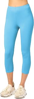 Merry Style MS10-199 Women’s Cotton 3/4 Leggings, Capri Leggings, Capri Sports Leggings