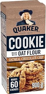 Quaker Cookie Mix with Oat Flour, Chocolate Chip Oatmeal, 900g