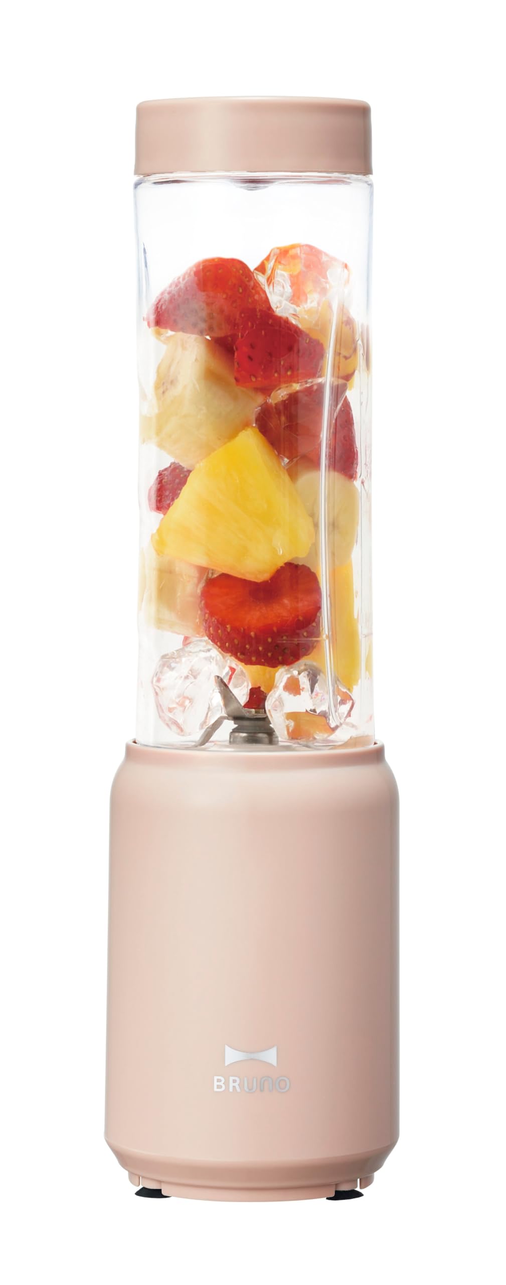 Bruno BOE073-PBE Mini Blender Bottle, Breaks Ice, Smoothie Mixer, Compact, 9.5 f