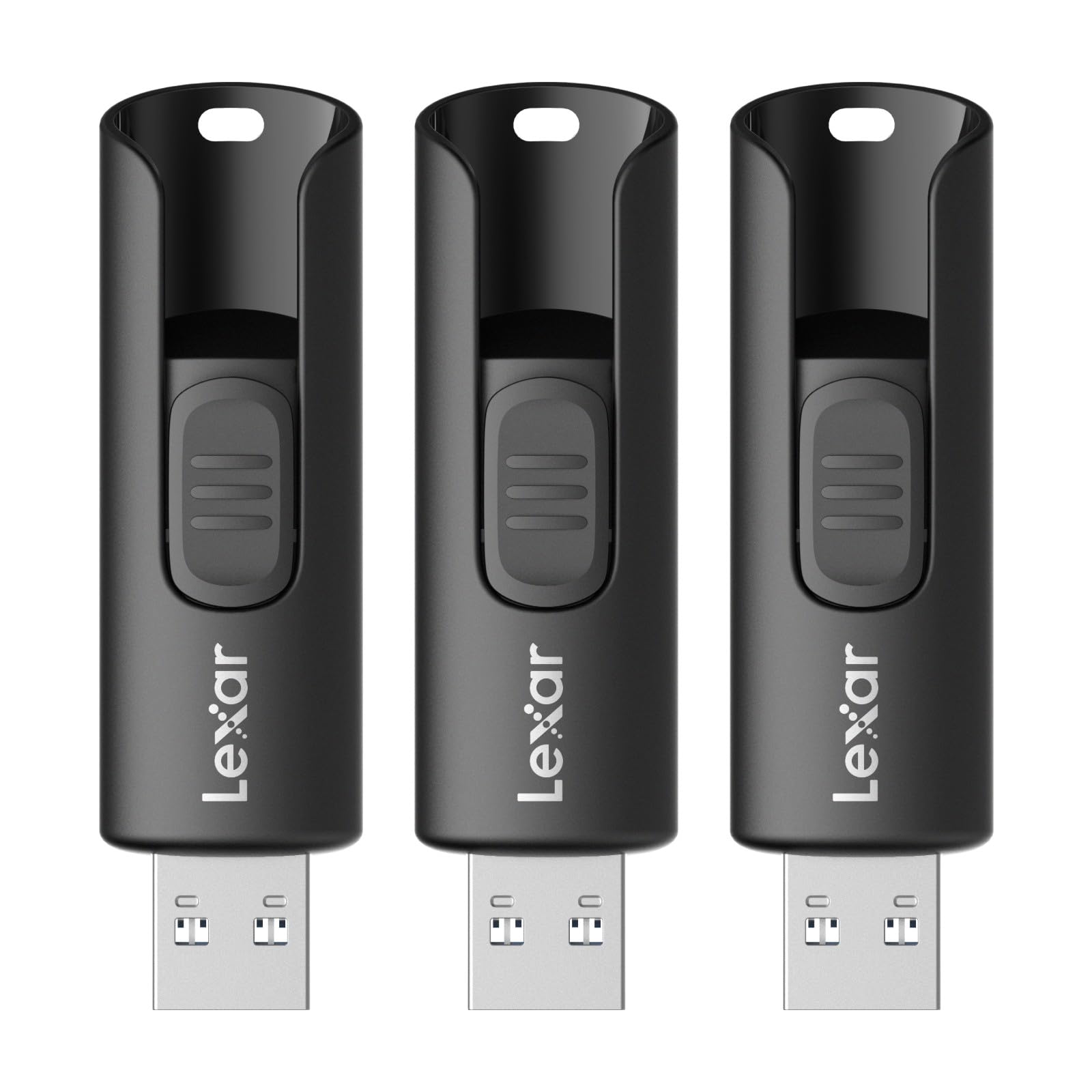 Lexar A30E USB 3.2 Gen 1 Flash Drive 64GB 3-Pack | Thumb Drive up to 100MB/s, St