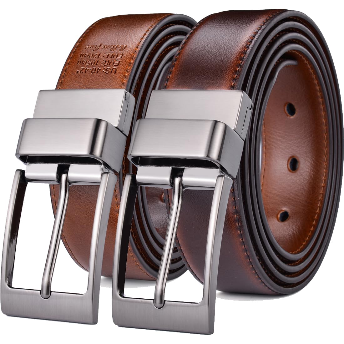 Mens Belt, 1.25" Reversible Belt, Gift for Men, Casual, Golf Trousers, Shirts, O