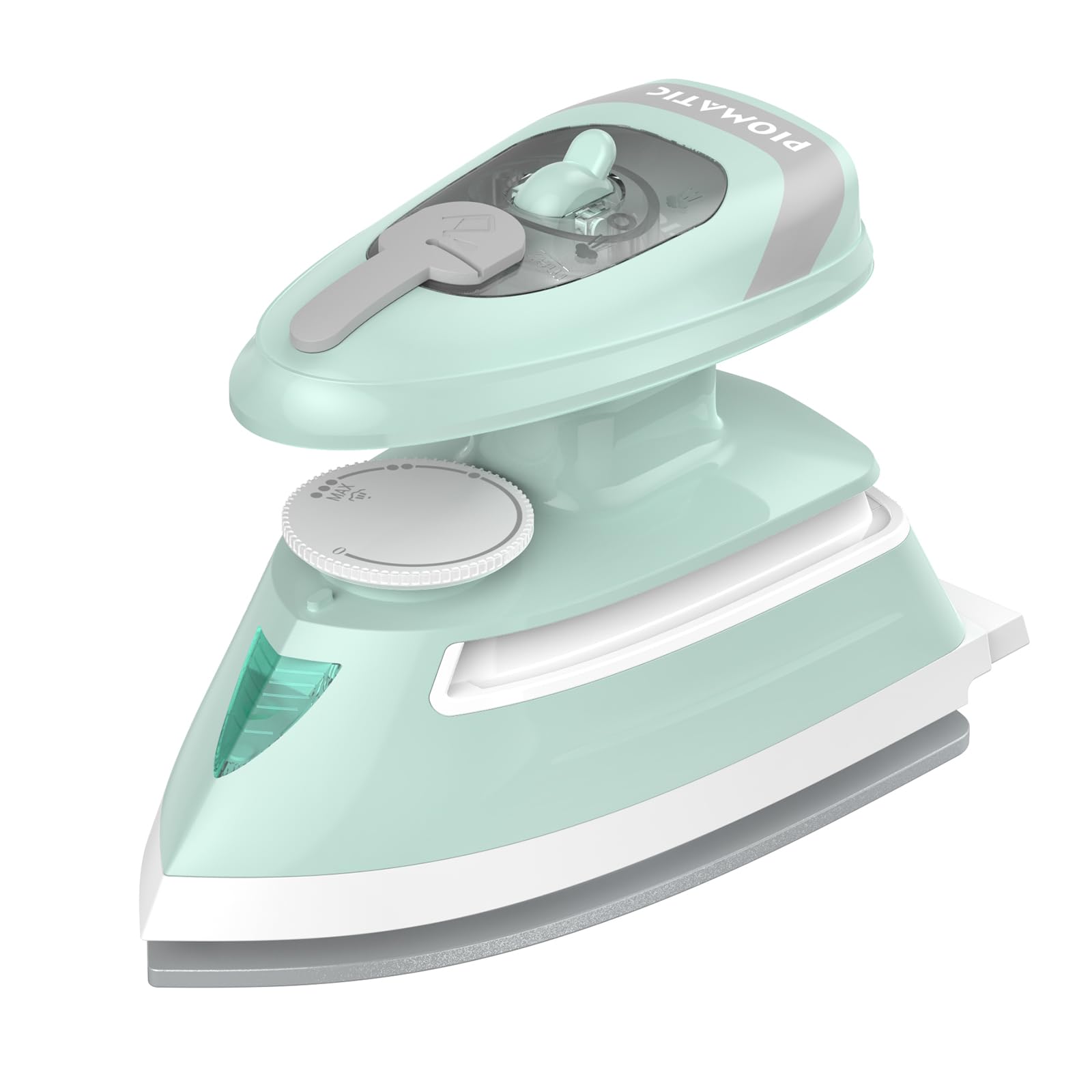 PIOMATIC Mini Travel Steam Iron with Temperature Control & Dual Voltage | Small 