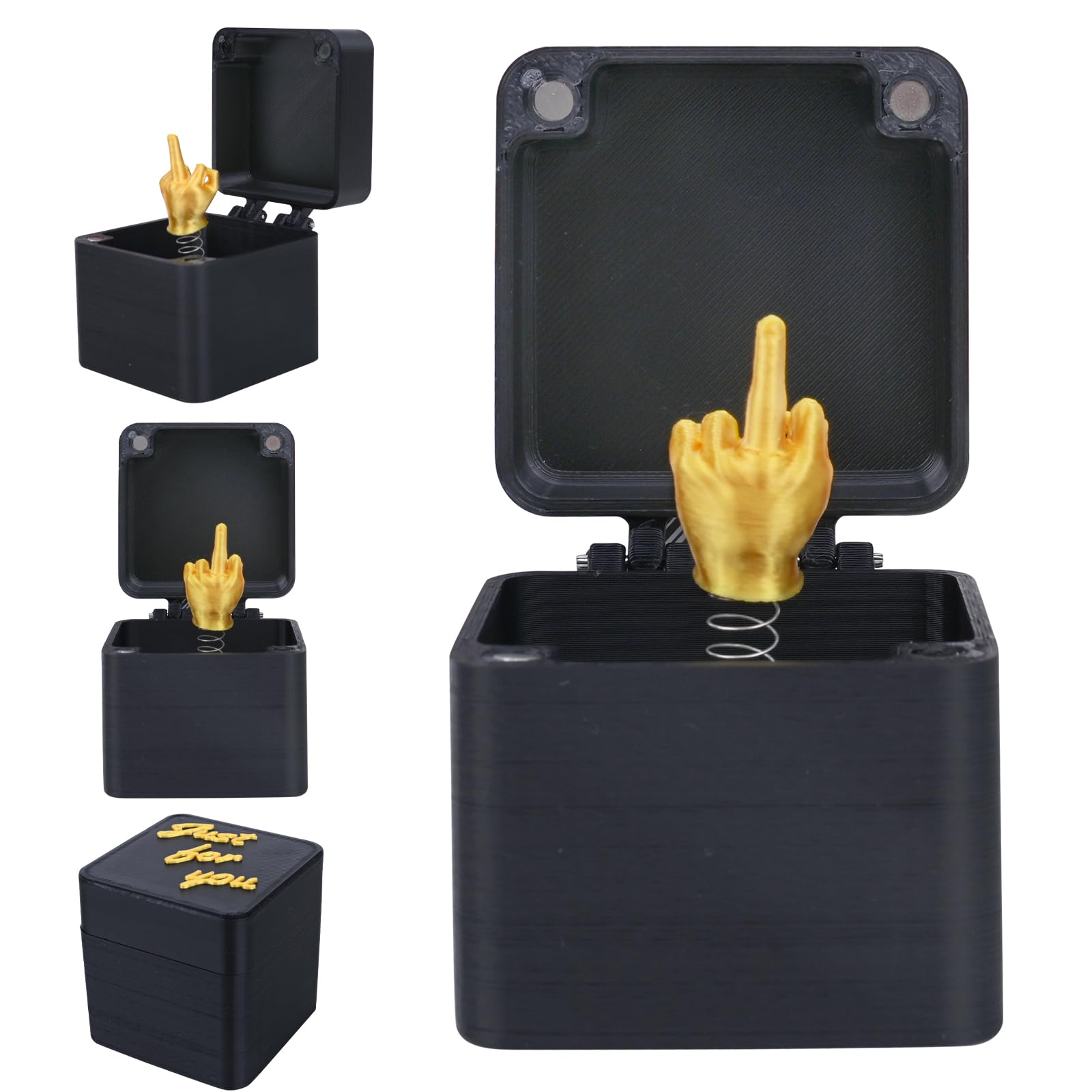 SGQTZDZQ Middle Finger Gifts, Hilarious Middle Finger Surprise Gift Box, Spoof H