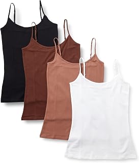 Amazon Essentials Women's 4-Pack Slim-Fit Camisole
